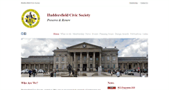 Desktop Screenshot of huddersfieldcivicsociety.org.uk