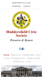 Mobile Screenshot of huddersfieldcivicsociety.org.uk
